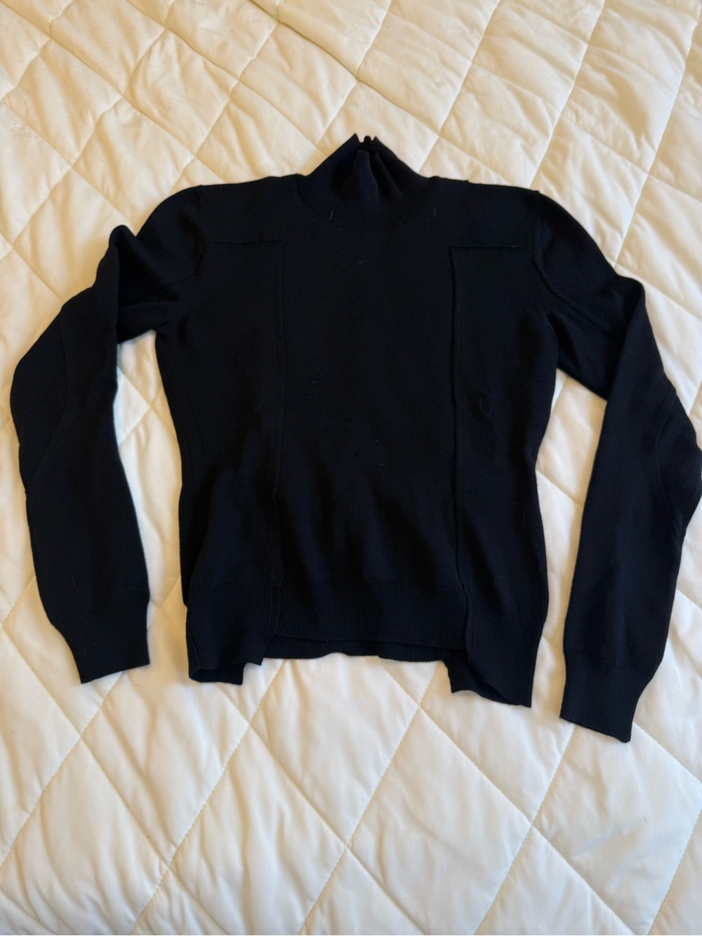 Stella McCartney Classic Black Mock Neck Sweater